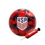 Icon Sports Officially Licensed US Soccer Federation Soccer Ball - USA90BL Red Size 5