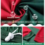 Soccer Jersey Kids, Boys' Soccer Jersey #7, Youth Jersey Socks Soccer Shirt Kit Set (Red, 6-7 Years)