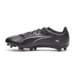 PUMA Men's Ultra 5 Play Firm, Artificial Ground Soccer Cleats Sneaker, Black White, 12