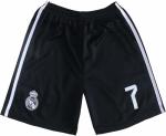 LeenBD Ronaldo No #7 Madrid Black Dragoon Special Edition Kids Soccer Jersey Kit Shorts Socks Set Youth Sizes (Black,30)