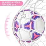 STEEFAN Soccer Ball Size 3/4/5 for Kids Outdoor Play,Color Change Soccer Stuff Official Size Ball with Needles Air Pump,Gift Idea for Kid Teen Boy Girl Junior and Men,Indoor Outdoor Game Soccer Ball