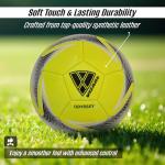 Vizari Odyssey Soccer Ball | Durable and Firm Youth Soccer Ball | Junior Soccer Ball with Premium TPU Casing | Outdoor Soccer Ball for Boys & Girls (Pack of 1, 6 & 12)