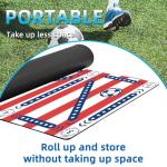 Soccer Training Mat with Video, Soccer Training Equipment Includes Premium Anti-Slip Soccer Socks Improve Coordination and Agility,Football Footwork Training Mat,Attached Action Tutorial Included