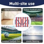 Soccer Training Mat with Video, Soccer Training Equipment Includes Premium Anti-Slip Soccer Socks Improve Coordination and Agility,Football Footwork Training Mat,Attached Action Tutorial Included