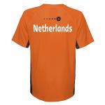 Outerstuff Men's Standard FIFA World Cup Panelled Raglan Short Sleeve Top, Orange, X-Large