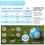STEEFAN Pink/Blue/Teal Soccer Ball Size 4 for Kids Outdoor Play,Color Change Soccer Official Ball with Needles and Air Pump,Gift Idea for Kid Teen Boy Girl Junior Women,Indoor Outdoor Game Soccer Ball