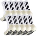 VoizVony 5 Pairs Soccer Grip Socks Men: Non Slip Grippy Socks for Football Basketball Sports