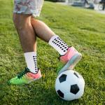 VoizVony 5 Pairs Soccer Grip Socks Men: Non Slip Grippy Socks for Football Basketball Sports