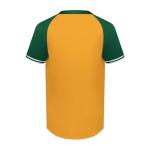 Augusta Sportswear Cutter+ Henley Jersey Gold/Dark Green M