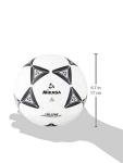 Mikasa Serious Soccer Ball (Black/White, Size 4)