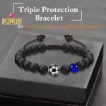 Soccer Gifts Set A-Z Letter Soccer Necklace for Men Novelty Soccer Socks&Soccer Bracelets for Soccer Lovers