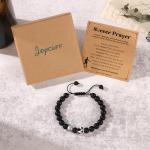 JoycuFF Soccer Gifts Soccer Moonstone Bracelets Accessories Stuff for Teen Brother Grandson Christmas Birthday Gifts Ideal for 7/8/10/11/12 Years Old Team Sports Player