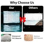 35" x 24" Magnetic Soccer Coaching Whiteboard, Double-Sided Soccer Whiteboard, Large Waterproof Soccer Tactics Board with Marker Pen, Eraser, Bag Deal for Coaches, Soccer Fans, Youth Soccer Teams