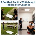 35" x 24" Magnetic Soccer Coaching Whiteboard, Double-Sided Soccer Whiteboard, Large Waterproof Soccer Tactics Board with Marker Pen, Eraser, Bag Deal for Coaches, Soccer Fans, Youth Soccer Teams