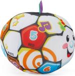 Fisher-Price Baby to Toddler Toy Laugh & Learn Singin’ Soccer Ball Musical Plush with Educational Phrases for Infants Ages 6+ Months