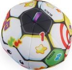 Fisher-Price Baby to Toddler Toy Laugh & Learn Singin’ Soccer Ball Musical Plush with Educational Phrases for Infants Ages 6+ Months