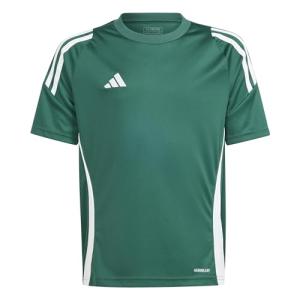 adidas Unisex-Kid's Tiro 24 Jersey, Team Dark Green/White, Large