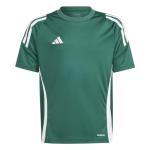 adidas Unisex-Kid's Tiro 24 Jersey, Team Dark Green/White, Large