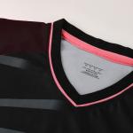 Boys' Soccer Jerseys Kids Shirt Youth Training clothes with Socks Gift Kit Set (black/pink, 12-13years)