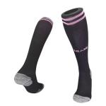 Boys' Soccer Jerseys Kids Shirt Youth Training clothes with Socks Gift Kit Set (black/pink, 12-13years)