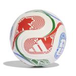 adidas Unisex-Adult World Cup Soccer Ball, White/Vivid Red/Glory Blue/Green, 3