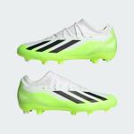 adidas Mens X Crazyfast.3 Firm Ground Soccer Cleats - White - Size 13 M