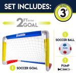 Franklin Sports Kids Soccer Goal with Ball & Pump - 24 X 16