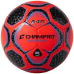 Champro Maverick Soccer Ball, Size 5, Fire Red