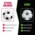 Hape DO-U-Play Games Jumbo Soccer Ball, 30” Diameter, Superior Rubber Durable Heavy-Duty Material