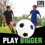 Hape DO-U-Play Games Jumbo Soccer Ball, 30” Diameter, Superior Rubber Durable Heavy-Duty Material