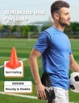 12 Pack Soccer Training Discs with Holder