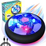 Freecat Rechargeable Hover Soccer Ball for Kids - Boy Birthday Gifts Age 6, 7, 8, 9, 10, 11, 12 Year Old, Indoor Light-Up Air Power Floating Soccer Ball Boy Toys for Kids Age 4-6, 6-8, 8-12
