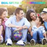 ZestPulse Holographic Reflective Soccer Ball Size 3 4 5 for Kids & Adults, High Visibility for Night Games, Training | Ideal Gift for Boys 8-12 (Dark)