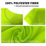 Antoyo Pinnies Soccer pinnies for Soccer Mesh Basketball Jerseys Green-L