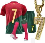 Soccer Jerseys for Kids Boys & Girls Youth Soccer Practice Jersey Outfits Training Shirt Uniform GIF_ts Set 2-14 Years (US, Age, 6 Years, 7 Years, red)