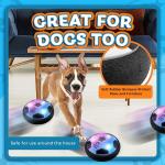 Let Loose Moose Hover Soccer Ball, Set of 2 LED Soccer Ball Toys, Gifts for 8 Year Old Boys, Indoor LED Floating Football for 7 Year Old Kids, Boy Birthday Gifts Age 4-6, 6-8, 8-12 Fun Sport Toy