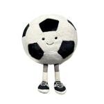 MUALML Cute Soccer Stuff Funny Soccer Toy Pillow with Legs, Soft Plush Soccer Ball Sports Pillows Adorable Soccer Gift for Boys Room Decor(Soccer,9 inches)