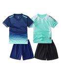 M2C Boys 2-Pack Jersey Soccer Knit Set Sport Team Uniform Shirt and Shorts 7-8 Gradient Blue/Aqua