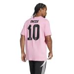 adidas Men's Messi T-Shirt, Easy Pink, Medium