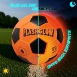 Light Up Soccer Ball Gift For Boys: Glow In The Dark - Toys For Kids & Teens Ages 8-15 - Birthday Christmas Easter Ideas - Outdoor Sports Activity Night Play - 8 9 10 11 12 13 14 15 Years Old Teenager