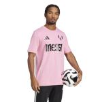 adidas Men's Messi T-Shirt, Easy Pink, Medium