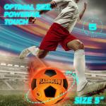 Light Up Soccer Ball Gift For Boys: Glow In The Dark - Toys For Kids & Teens Ages 8-15 - Birthday Christmas Easter Ideas - Outdoor Sports Activity Night Play - 8 9 10 11 12 13 14 15 Years Old Teenager