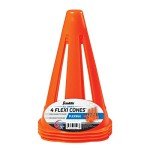 Franklin Sports Flexible 9" Soccer Cones - 4 Pack
