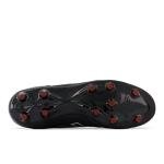 New Balance Men's 442 Team Fg V2 Soccer Shoe, Black/White/Red, 12.5 Wide