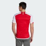 adidas Men's Soccer Arsenal 23/24 Home Jersey - Celebratory Fan Jersey with Lightning Bolts and Gold Details (US, Alpha, Large, Regular, Regular, Better Scarlet/White)