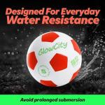 GlowCity Glow in The Dark Soccer Ball | Light Up Indoor/Outdoor Soccer Ball with 2 LED Lights | Pre-Installed Batteries | Fun Gift for Teens