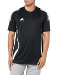 adidas Men's Tiro 24 Jersey, Black/White, Large