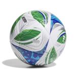 adidas Unisex-Adult MLS League Nativo Soccer Ball,White/Green/Glory Blue/Solar Blue,4