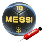 Icon Sports Officially Licensed Argentine Football Association Lionel Messi Soccer Ball - AFA189BL Black Size 5