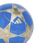 adidas Unisex-Adult UEFA Champions League Club Soccer Ball, White/Pantone/Matte Gold, 5